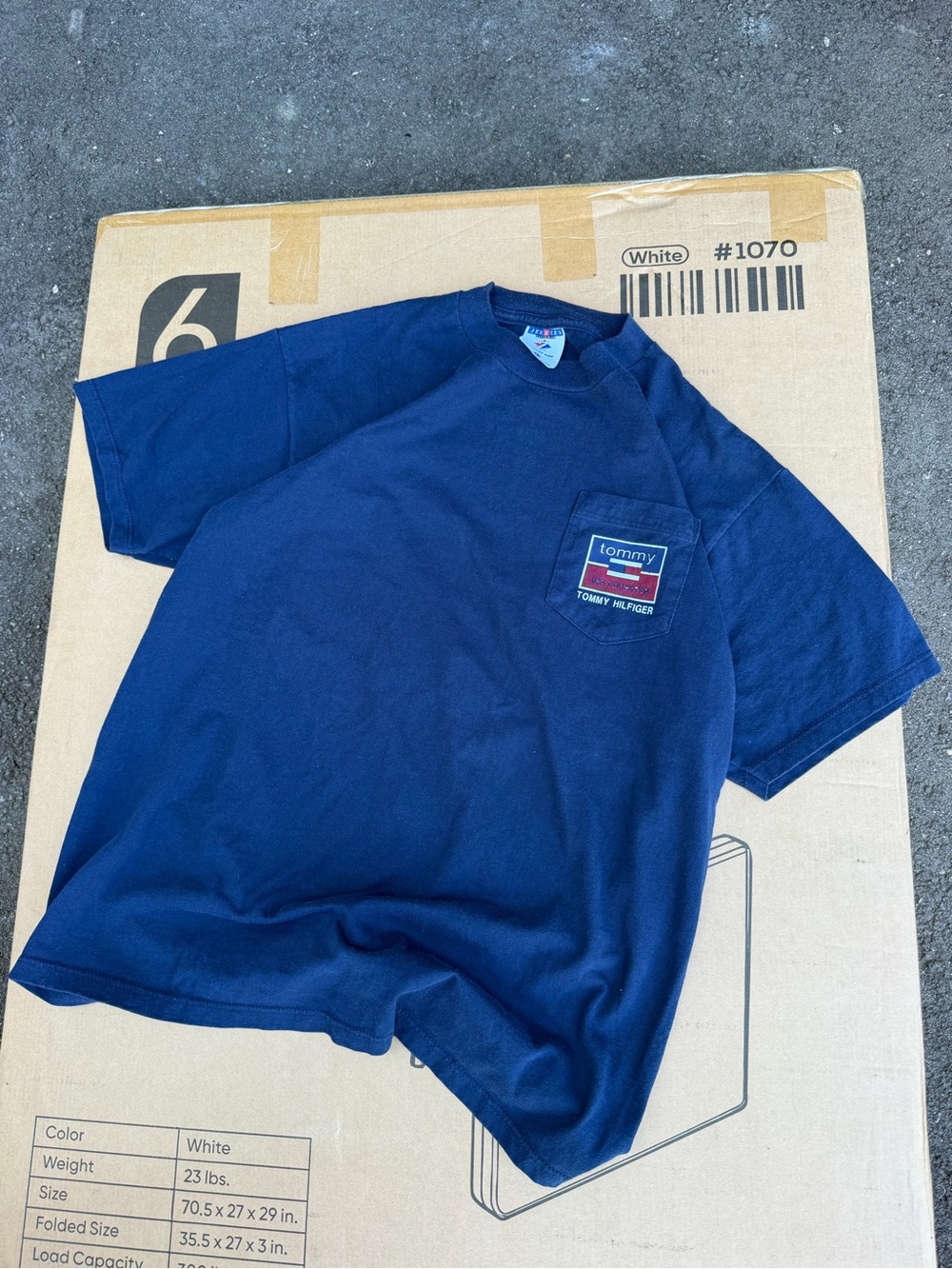 90s Tommy Hilfiger Vintage Tee Large Made in USA